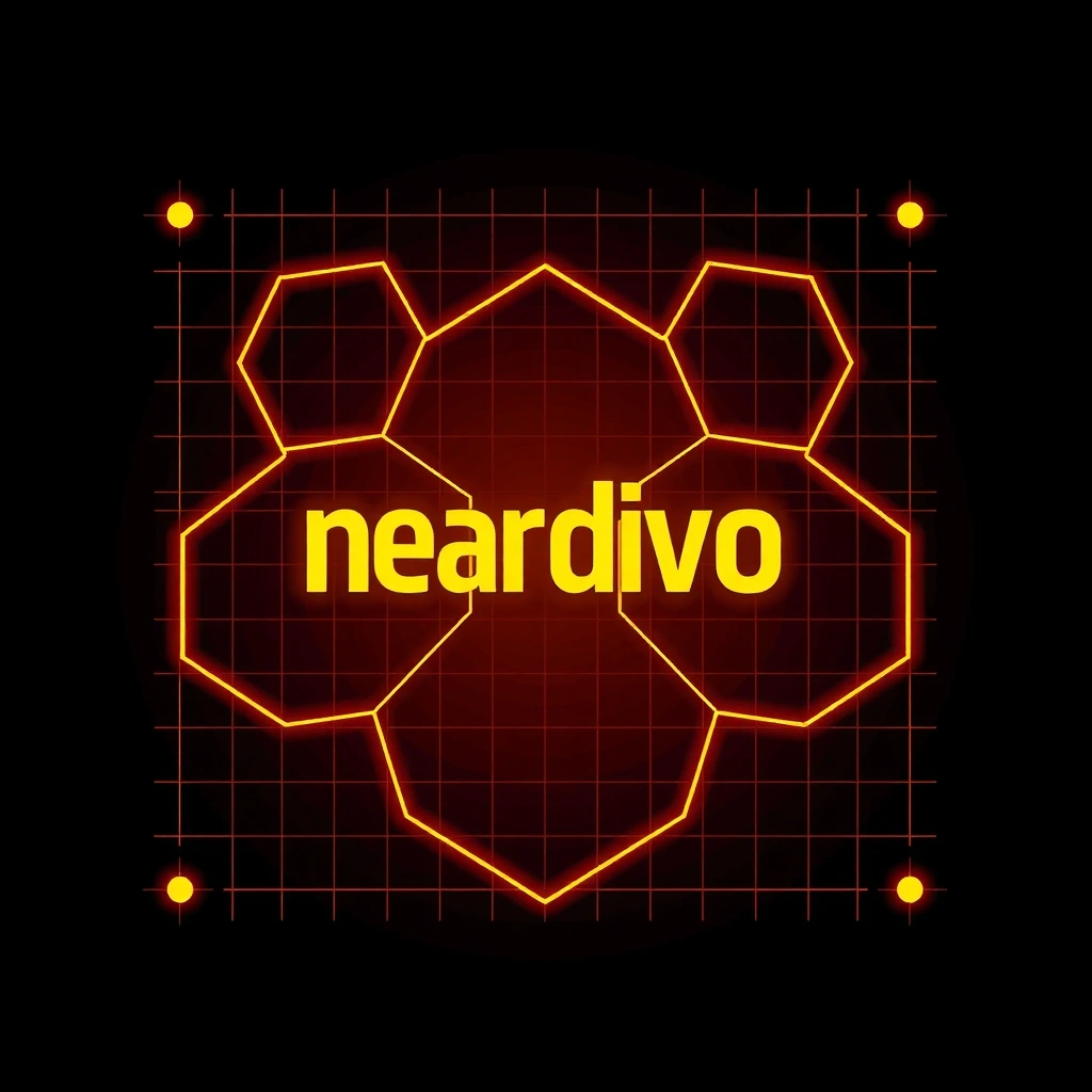 Abstract digital grid background